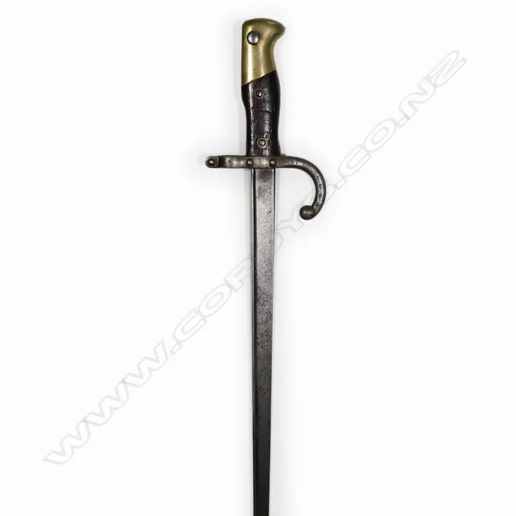 M1874 pattern bayonet with scabbard dated 1878 for GRA rifle. L.640mm Image 1++